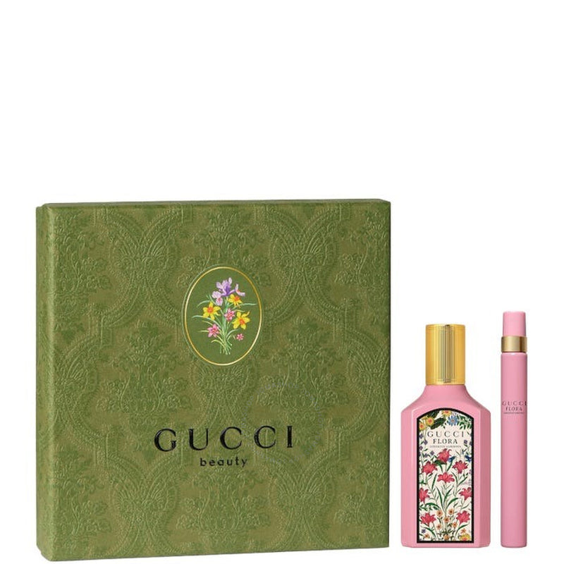 Gucci Ladies Flora Gorgeous Gardenia Gift Set