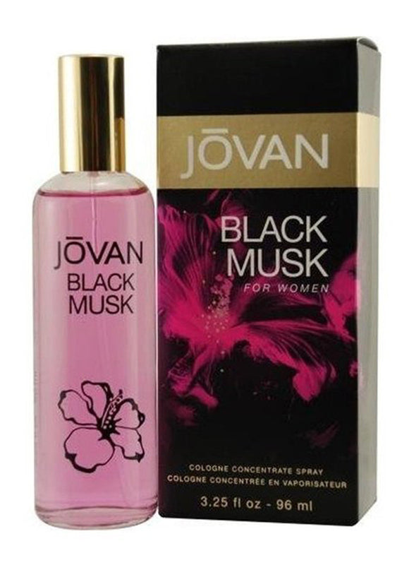 Jovan Black Musk Cologne Concentrate Spray for Women (96Ml)