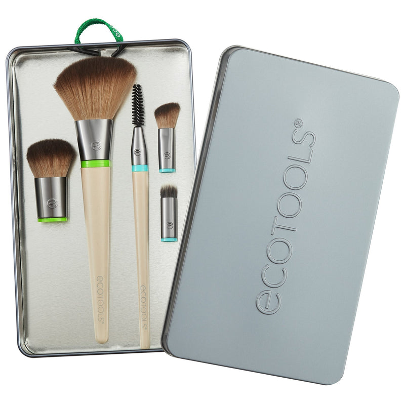Eco Tools Interchangeables Daily Essentials Total Face Makeup Brush Kit
