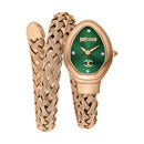 Just Cavalli JC1L264M0045 Women's Twined Rose Gold Snake Quartz Watch