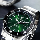 MASERATI COMPETIZIONE 43MM 3H GREEN DIAL SS BR – R8853100038