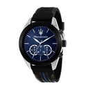 MASERATI TRAGUARDO 45MM CHRONOGRAPH BLUE DIAL BLK + BLUE PU – R8871612044