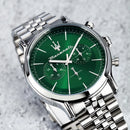 MASERATI EPOCA 42MM CHRONOGRAPH GREEN DIAL SS BRACELET – R8873618033
