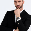 MASERATI SFIDA 44MM CHRONOGRAPH GRAY DIAL SS + ROSE GOLD BRACELET – R8873640021