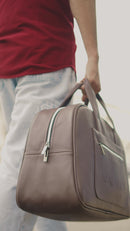 Nautica Zip Closure Leatherette Unisex Duffel Bag