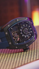 ALDEN ROYSTON AR8450 Black Skeleton Dial Watch