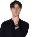 MASERATI TRAGUARDO 45MM CHRONOGRAPH BLUE DIAL BROWN PVD BRACELET – R8871612008