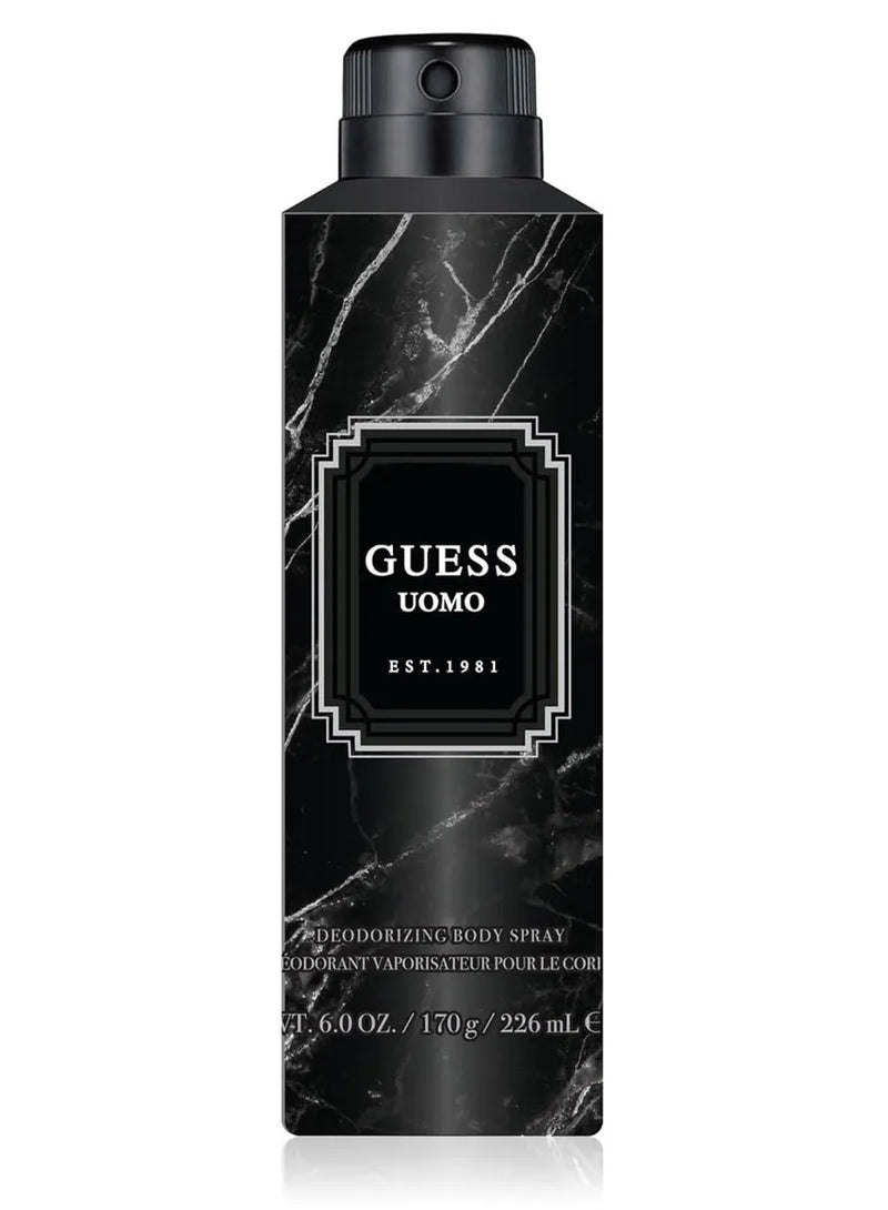 Guess Men's Uomo Deodorant Body Spray Spray 226 Ml