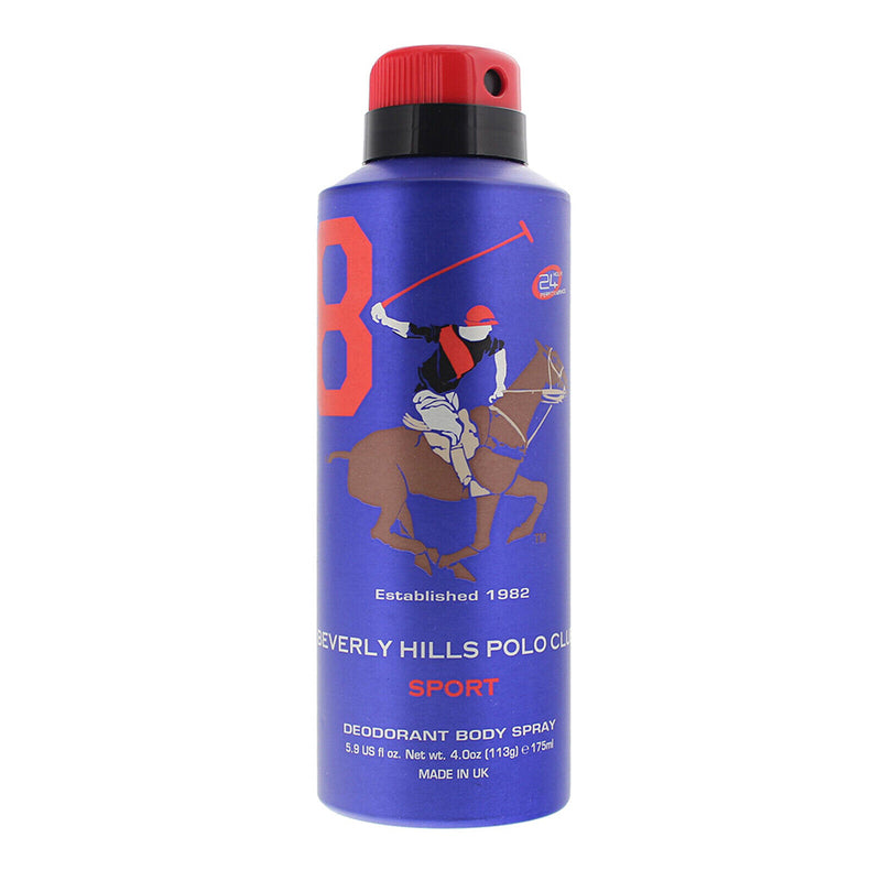 Beverly Hill Polo Club 8 Sport Pour Homme Deodorant Body Spray 175ml-xpressionsstyle