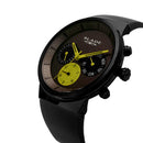 BLADE Indie Noir 3565G5NNN PVD Black Plated SS Case and Silicon Strap Men's Watch-xpressionsstyle