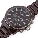 BLADE Ceracro 3572G3SOO Brown/Steel Ceramic Case and Band Men's Watch-xpressionsstyle