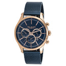 BLADE Fusion SS Men's Night 3597G2RBB SS & Mesh Strap Multifunction Men's Watch-xpressionsstyle