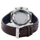 BLADE Bare 3613G1SBO SS Case Brown Leather Strap Men's Watch-xpressionsstyle