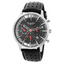 BLADE Bare 3613G1SNN SS Case Black Leather Strap Men's Watch-xpressionsstyle