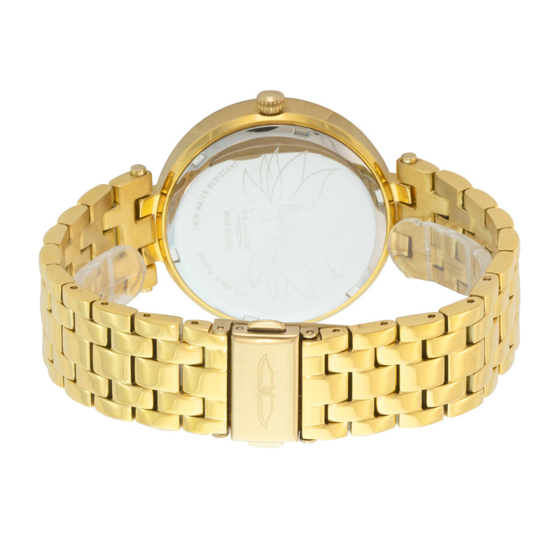 BLADE Dazzle Gold 3632L2GCG SS Case & Band Multifunction Women's Watch