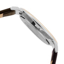 BLADE Wanderer Bichrome 3683G1UBO SS & Leather Date Men's Watch-xpressionsstyle