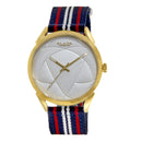 BLADE Navy Blue-Red-White Retro-Fútbol Special Edition NATO Strap Watch-xpressionsstyle