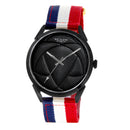 BLADE Navy Blue-White-Red Retro-Fútbol Special Edition NATO Strap Watch-xpressionsstyle