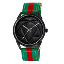 BLADE Green-Red Retro-Fútbol Special Edition NATO Strap Watch-xpressionsstyle