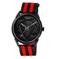 BLADE Black-Red Retro-Fútbol Special Edition NATO Strap Watch