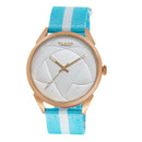 BLADE White-Blue Retro-Fútbol Special Edition NATO Strap Watch-xpressionsstyle