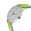 BLADE Yellow-Green-Blue Retro-Fútbol Special Edition NATO Strap Watch-xpressionsstyle