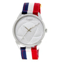 BLADE Navy Blue-White-Red Retro-Fútbol Special Edition NATO Strap Watch-xpressionsstyle