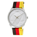 BLADE Black-Red-Yellow Retro-Fútbol Special Edition NATO Strap Watch