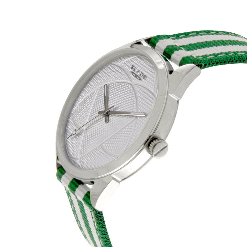 BLADE White-Green Retro-Fútbol Special Edition NATO Strap Watch