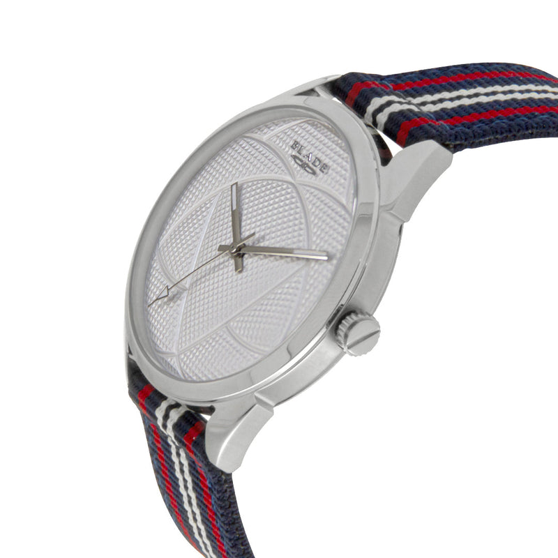 BLADE Navy Blue-Red-White Retro-Fútbol Special Edition NATO Strap Watch