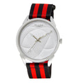 BLADE Black-Red Retro-Fútbol Special Edition NATO Strap Watch