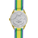 BLADE Yellow-Green-Blue Retro-Fútbol Special Edition NATO Strap Watch-xpressionsstyle