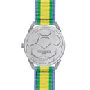 BLADE Yellow-Green-Blue Retro-Fútbol Special Edition NATO Strap Watch-xpressionsstyle