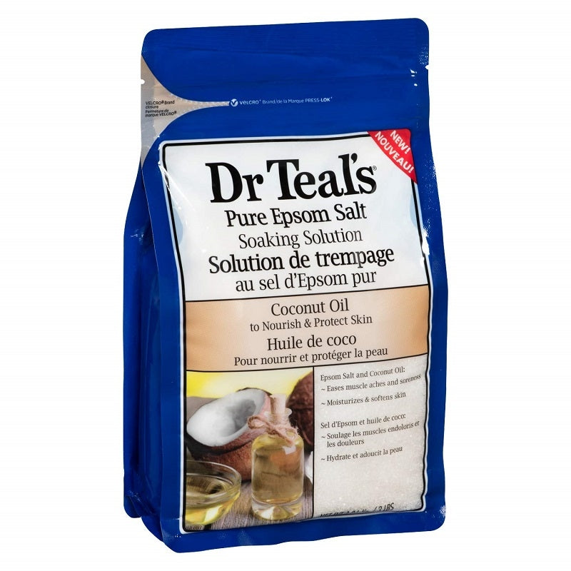 Dr Teal's Pure Epsom Salt Soak Coconut Oil 1.36kg