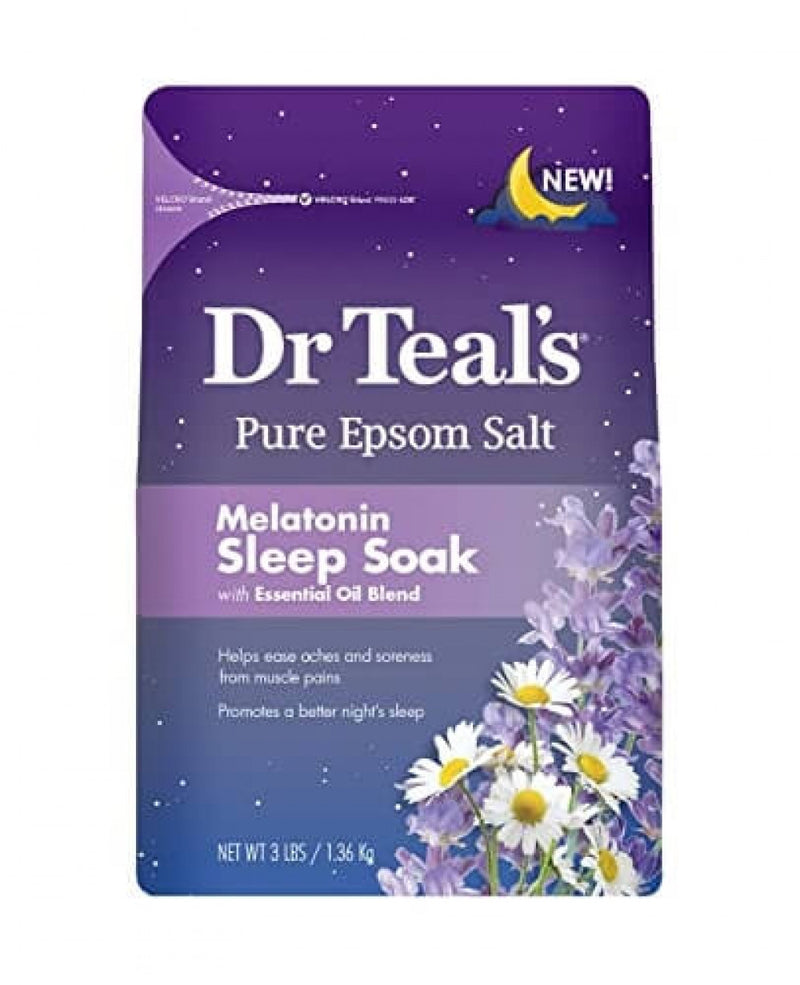 Dr Teal's Pure Epsom Salt Melatonin Sleep Soak 1.36kg