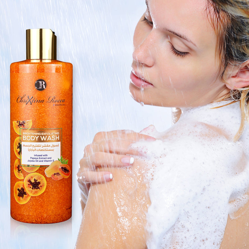 Chrixtina Rocca Body Wash Infused with Papaya Extract and Jojoba Oil