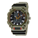 ELIZ ES8587G8ENN Green PU Case and Band Men's Sports Watch-xpressionsstyle