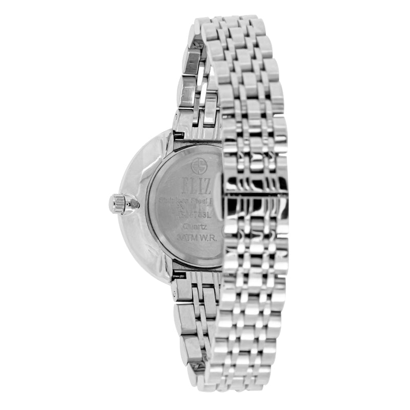 ELIZ ES8753L2SBS SS Caseback & Band 3-Hands Women's Watch