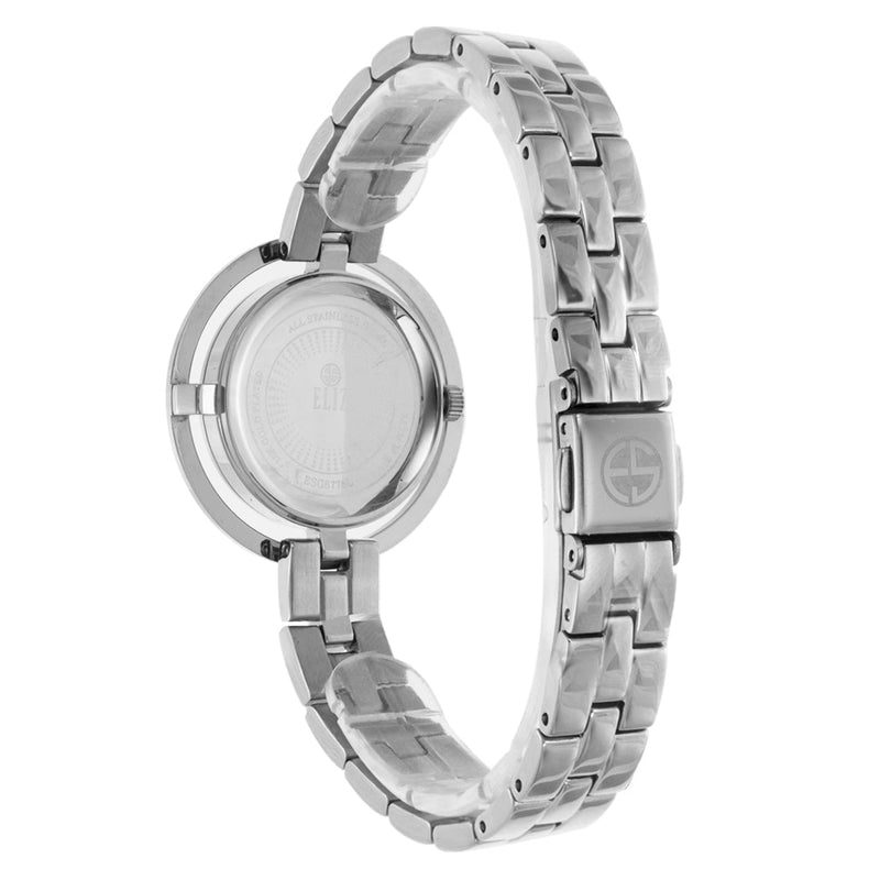 ELIZ ES8775L2SHS SS Case & Band 3-Hands Women's Watch