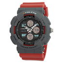 ELIZ ES8781G8GGR PU Case & Strap Analog-Digital Men's Watch-xpressionsstyle
