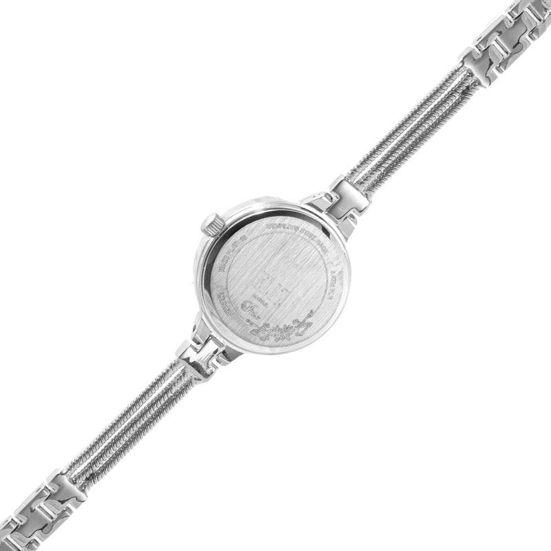 ELIZ ES8784L2SHS SS Caseback & Band 3-Hands Women's Watch