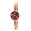 ELIZ ES8785L2RRR SS Caseback & Band 3-Hands Women's Watch-xpressionsstyle