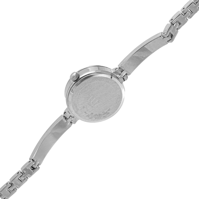 ELIZ ES8785L2TGT SS Caseback & Band 3-Hands Women's Watch