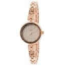 ELIZ ES8786L2RPR SS Caseback & Band 3-Hands Women's Watch-xpressionsstyle