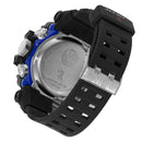 ELIZ ES8795G8NBN PU Case & Strap Analog-Digital Men's Watch-xpressionsstyle
