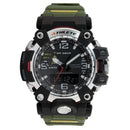 ELIZ ES8795G8NNE PU Case & Strap Analog-Digital Men's Watch-xpressionsstyle