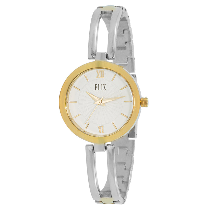 ELIZ ES8820L2TST SS Caseback & Band 3-Hands Women's Watch