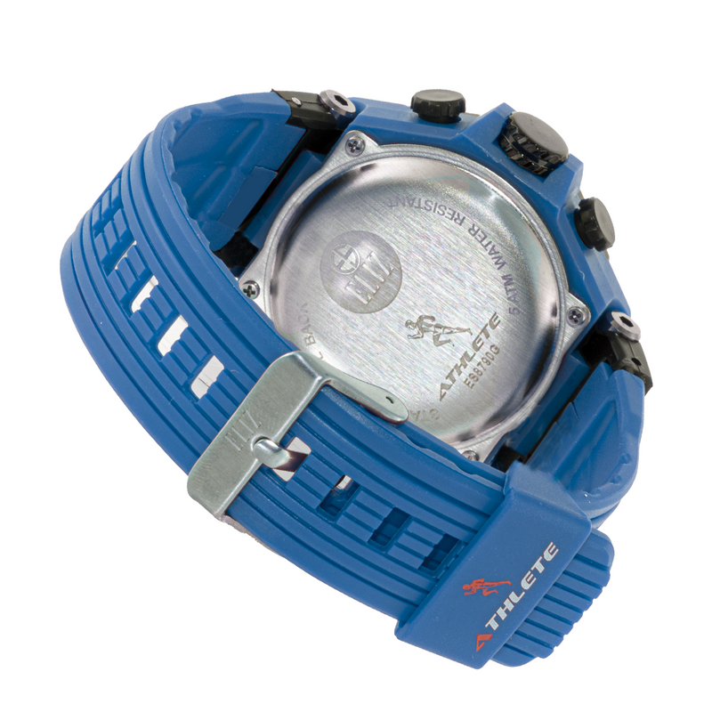 ELIZ ES8790G8BBB PU Case & Strap Analog-Digital Men's Watch