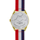 BLADE Navy Blue-White-Red Retro-Fútbol Special Edition NATO Strap Watch-xpressionsstyle