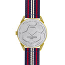 BLADE Navy Blue-Red-White Retro-Fútbol Special Edition NATO Strap Watch-xpressionsstyle